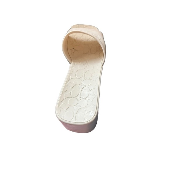 Coach Scarlett sandal cream color women's size 8 - Picture 8 of 8